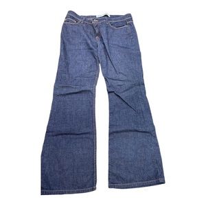 Express blue jeans flare leg size 7/8 S